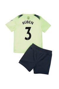 Manchester City Ruben Dias #3 Babytruitje 3e tenue Kind 2022-23 Korte Mouw (+ Korte broeken)